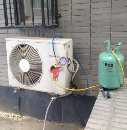 中阳空调加氟